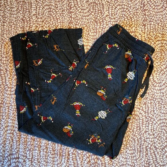 Men's American Eagle The Grinch Pajama Pants Size Medium 32-34 - Picture 1 of 2